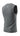 Gray Flow Men's Sleeveless Tech Tee, back three-quarter view, with a tonal "JIU-JITSU" wordmark on the upper back.