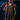 Full-length view of the army green Gracie Barra Flow Mens Tech Tank showing the open-arm cut, scoop neck, and curved hem, worn in a GB school.
