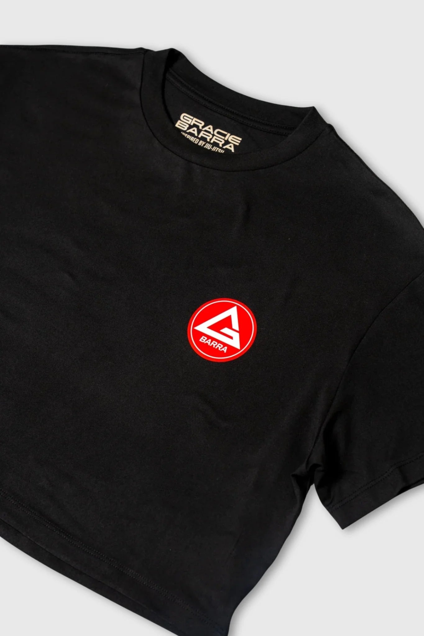 Flow Women's Crop Tech Tee - Black | GB Wear Flow Women's Crop Tech Tee - Black | GB Wear