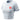 Flow Women's Crop Tech Tee in Light Grey, ghost mannequin front view, red Barra Shield on left chest, tonal stacked Gracie Barra wordmark at back neck, cropped hem.