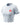 Flow Women's Crop Tech Tee in Light Grey, ghost mannequin front view, red Barra Shield on left chest, tonal stacked Gracie Barra wordmark at back neck, cropped hem.