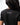 Flow Women's Tech Tee in black, back close-up showing the small white Brazilian Jiu-Jitsu graphic on the upper back