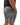 Frame Men's Short in dark grey, three-quarter back view showing the zippered back pocket and side hem vent, with a hand in the side pocket