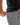 Frame Men's Short in dark grey, close-up of a model opening the zippered front pocket, with the front seam visible