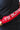 Close-up of the red inner waistband grip tape printed with Gracie Barra lettering, part of the Waistband Grip Technology