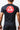 Back view of a man wearing the black GB Essentials Ranked Rashguard with the large red Gracie Barra circle logo