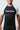Male model wearing the GB Essentials Ranked Rashguard, front view showing the white EQUIPE chest print, red triangle logo and white raglan sleeves