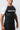 Male model turned to the opposite side in the GB Essentials Ranked Rashguard, highlighting the textured side panel and red stitching detail