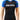 Woman wearing the GB Essentials Womens Ranked Rashguard in blue, front view showing EQUIPE Gracie Barra chest print and blue raglan sleeves