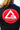 Close-up back detail of the red circular Gracie Barra logo on the GB Essentials Womens Ranked Rashguard in blue