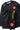 Black Gracie Barra x Vanguard Evolution No Gi set featuring long-sleeve rashguard with red Barra Shield chest logo and matching shorts with yellow drawstring and logo on left leg.