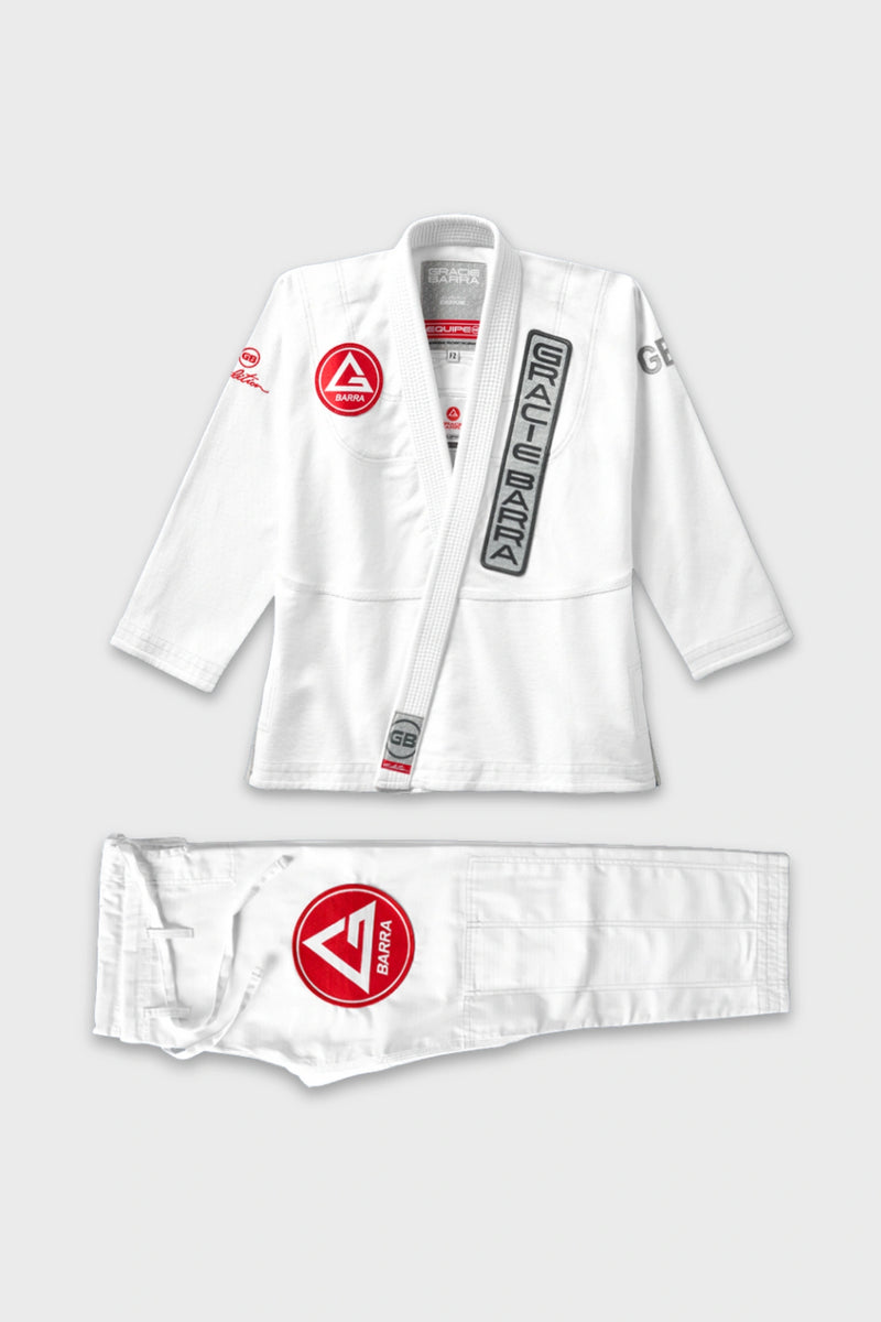 GB1 Womens Kimono with Belt - White