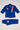 Blue GBK Lite Ripstop kids’ kimono set with Red Shield patches, front view.