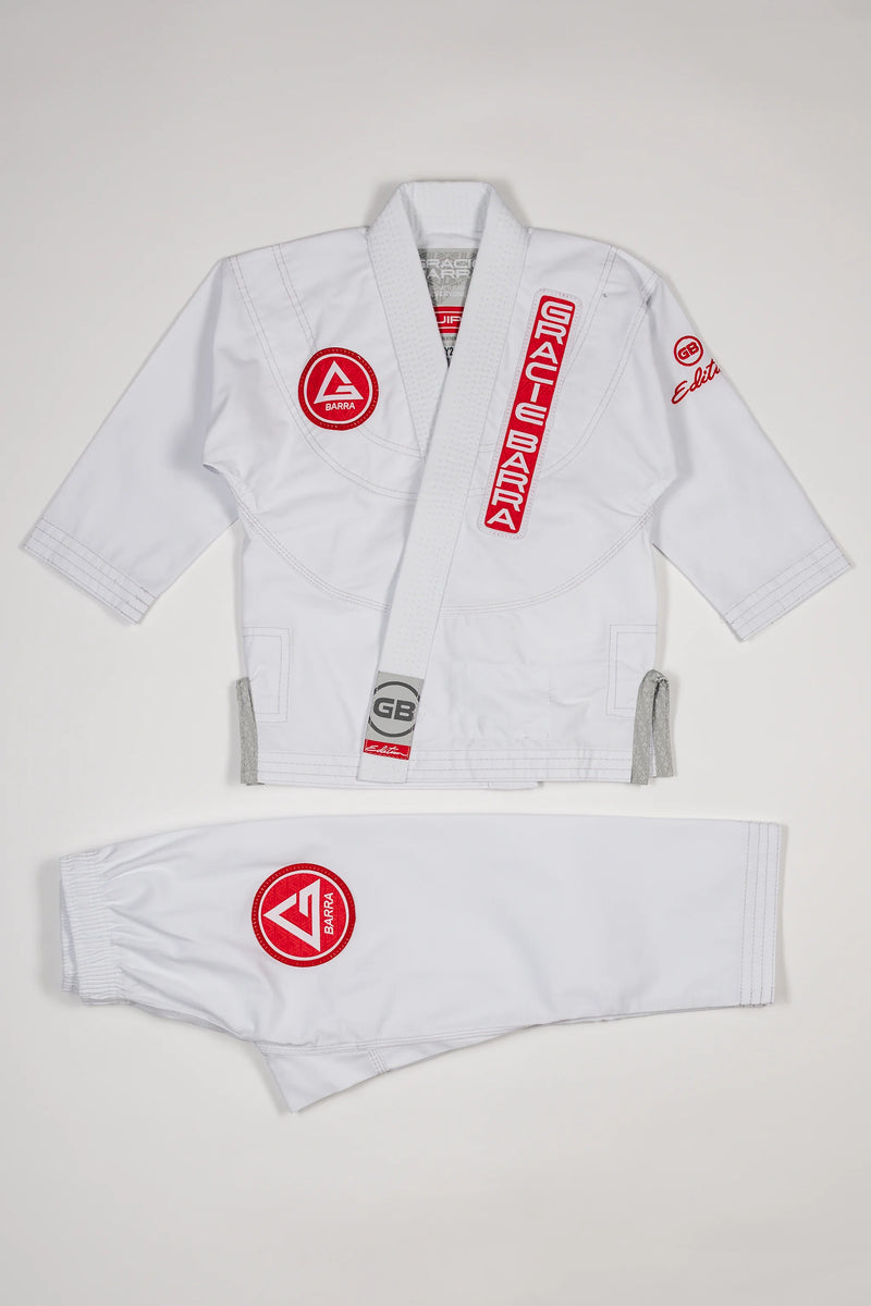 GBK Lite Ripstop Kimono w/ Belt - White