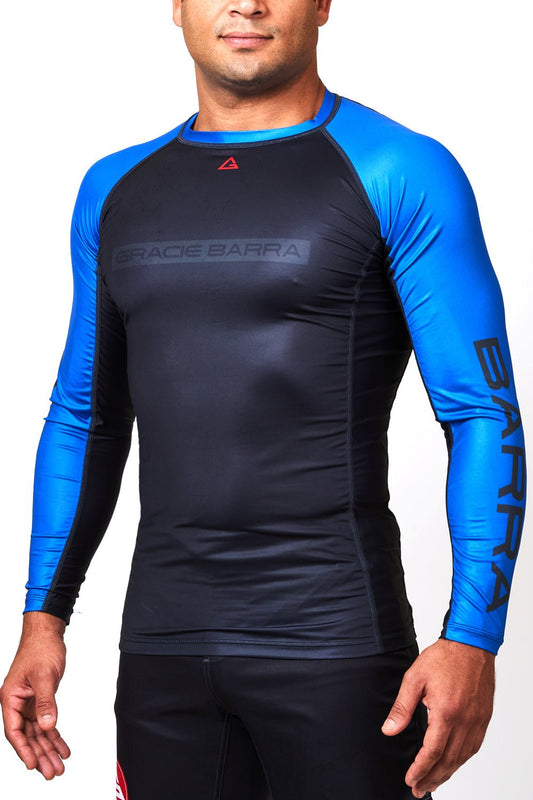 GB Edition L/S Ranked Rashguard - Blue