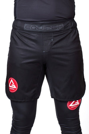 GB Edition Mens Velcroless Training Shorts - Black