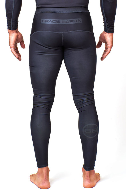 Black compression pants men online