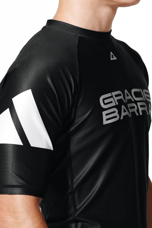 Barra Performance Ranked Rashguard S/S by Adidas - Black