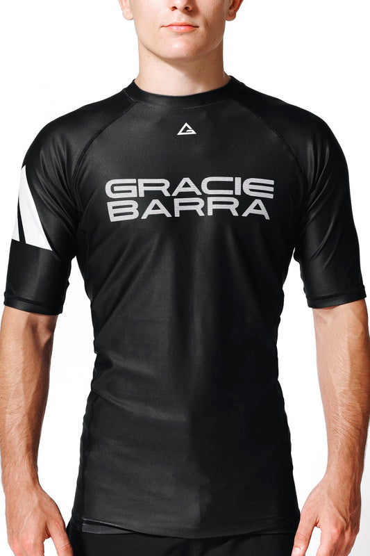 Barra Performance Ranked Rashguard S/S by Adidas - Black