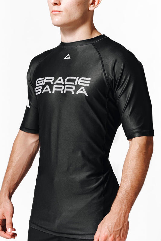 Barra Performance Ranked Rashguard S/S by Adidas - Black