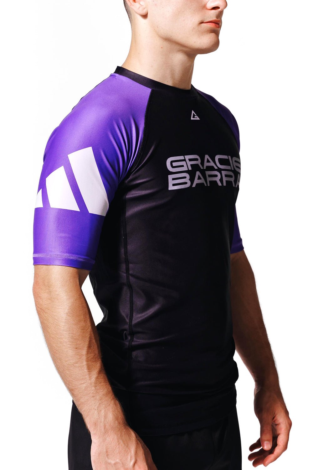 Barra Performance Ranked Rashguard S/S by Adidas - Purple