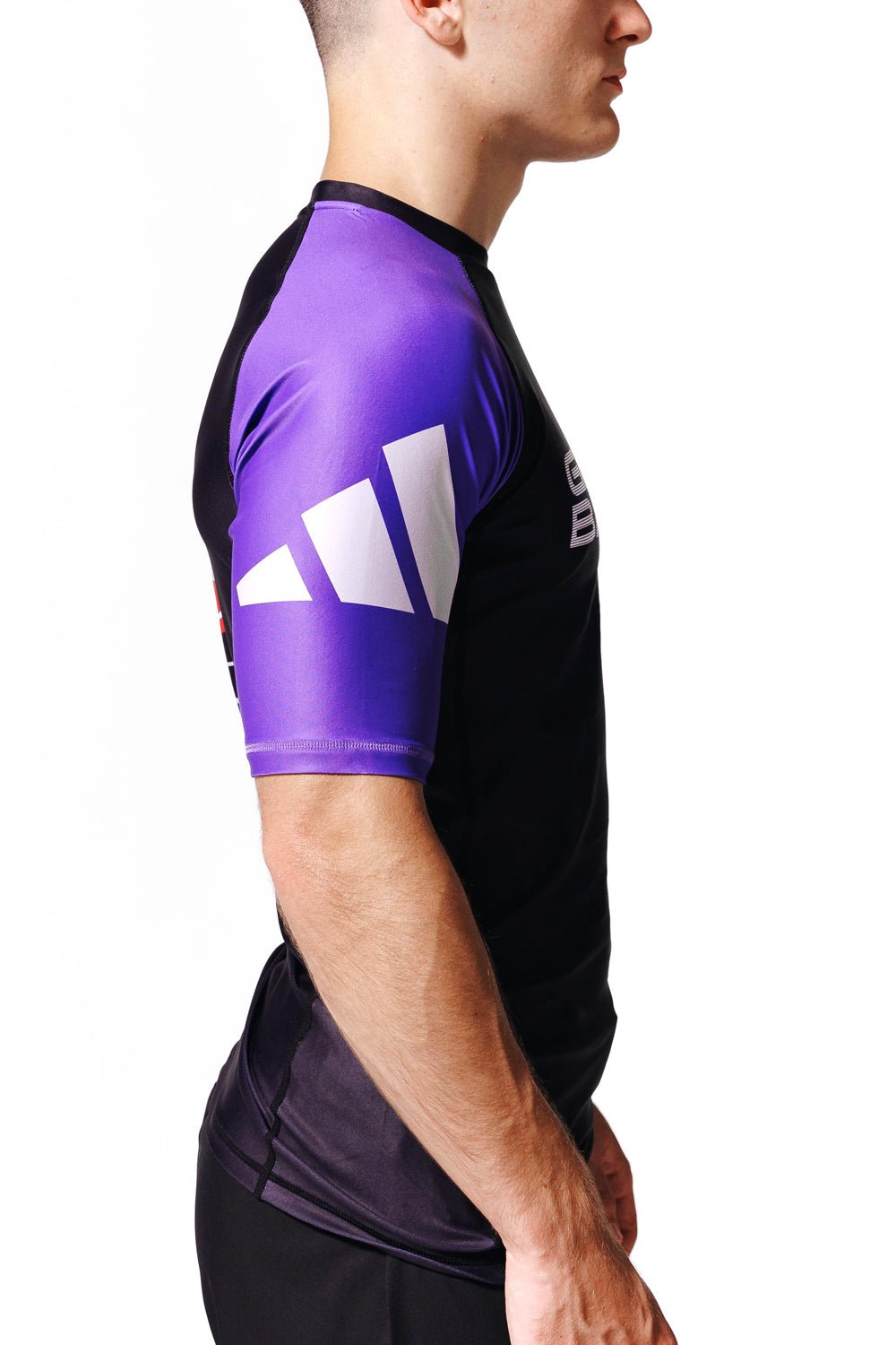 Barra Performance Ranked Rashguard S/S by Adidas - Purple