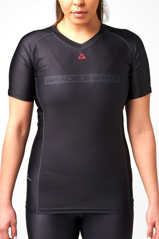 GB Edition S/S Womens Ranked Rashguard - Black