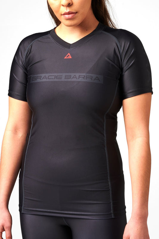 GB Edition S/S Womens Ranked Rashguard - Black