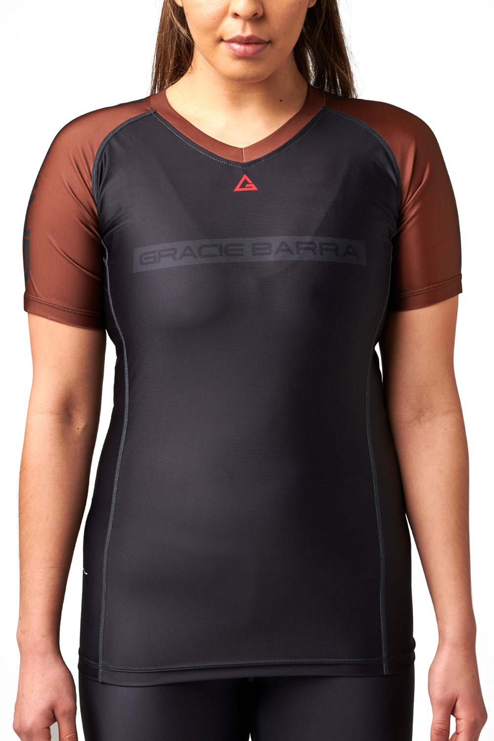 GB Edition S/S Womens Ranked Rashguard - Brown