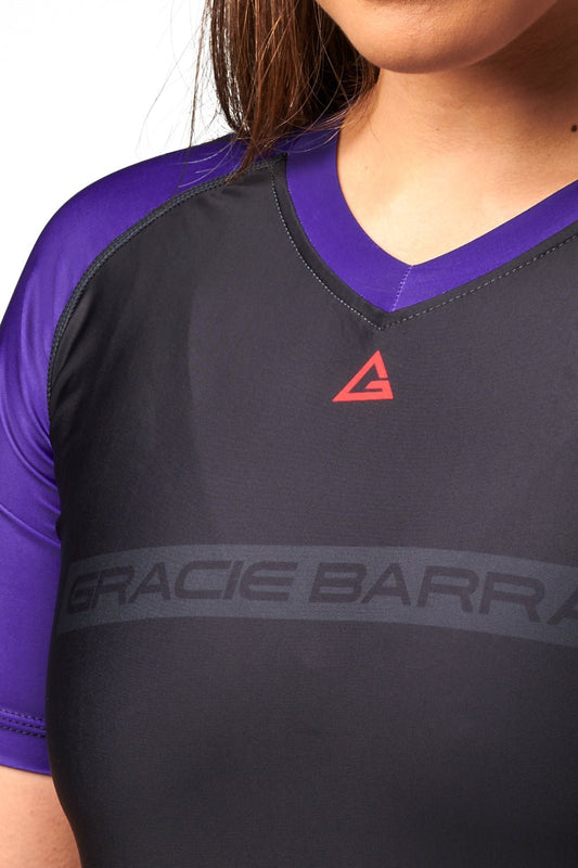 GB Edition S/S Womens Ranked Rashguard - Purple