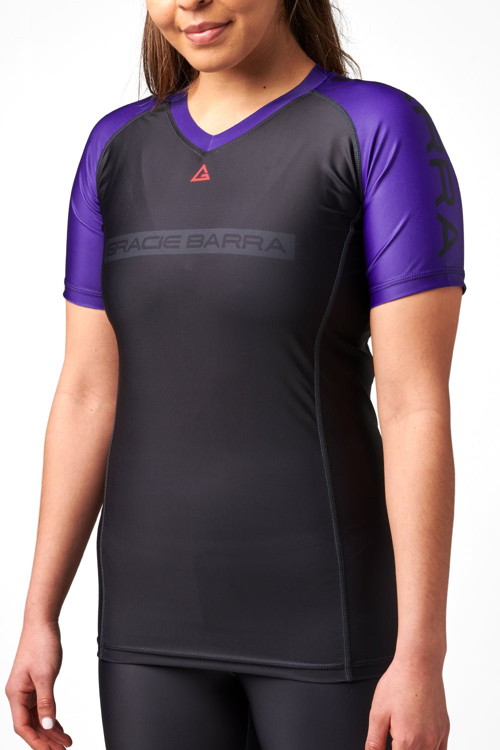 GB Edition S/S Womens Ranked Rashguard - Purple