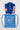 Folded blue GB x adidas III Stripes Youth Kimono with red Gracie Barra patch and light blue drawstring bag featuring adidas and Gracie Barra logos with Performance text on white background.