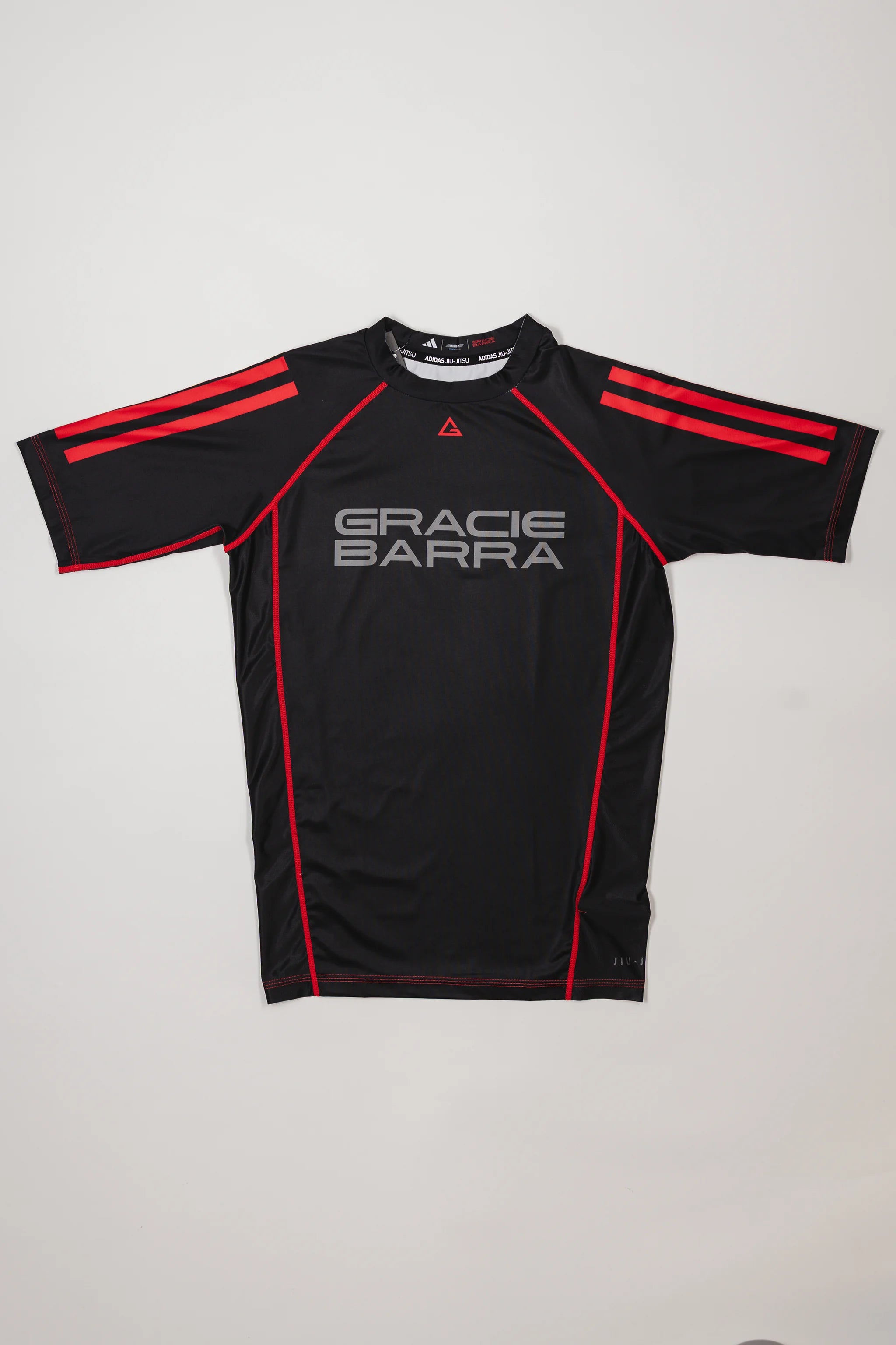 III Stripes Ranked Rashguard by adidas - Black