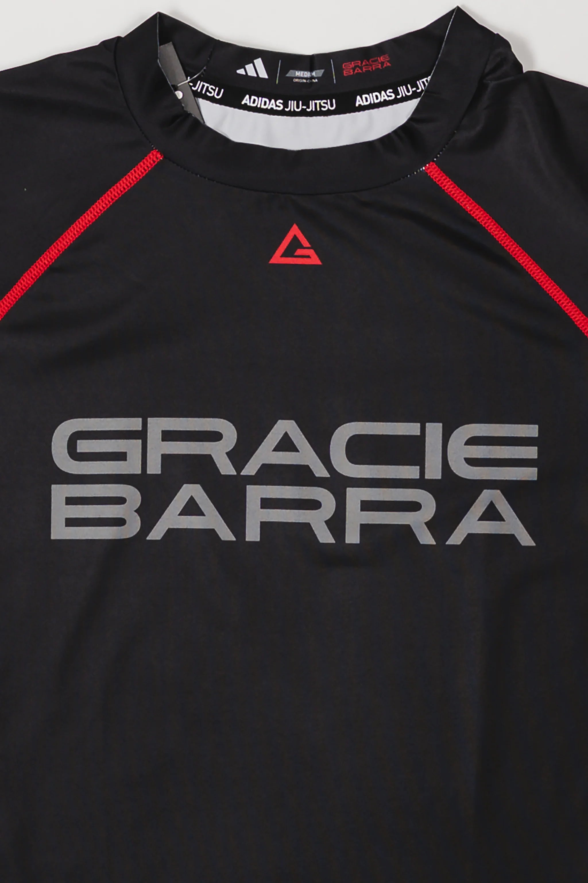 III Stripes Ranked Rashguard by adidas - Black