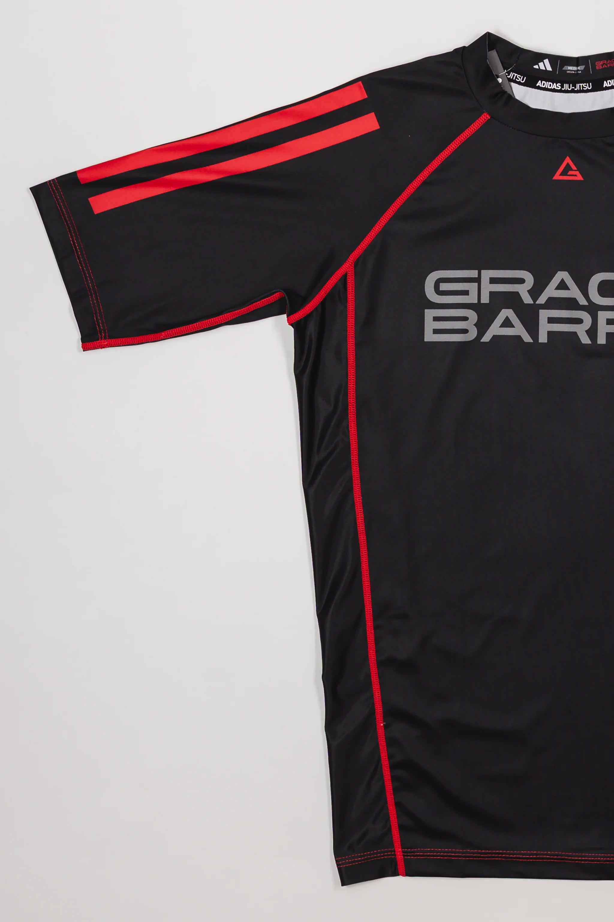 III Stripes Ranked Rashguard by adidas - Black