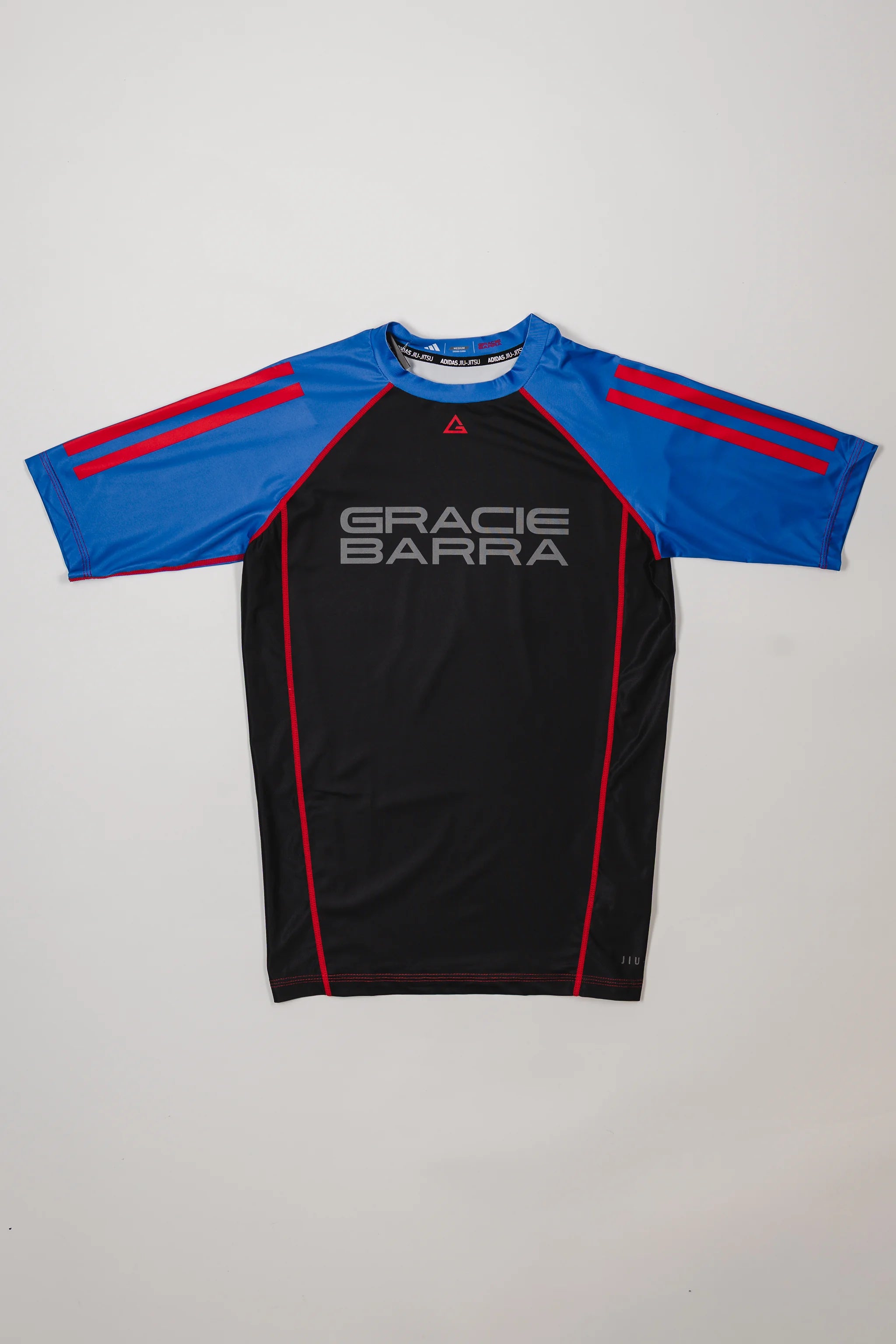 III Stripes Ranked Rashguard by adidas - Blue