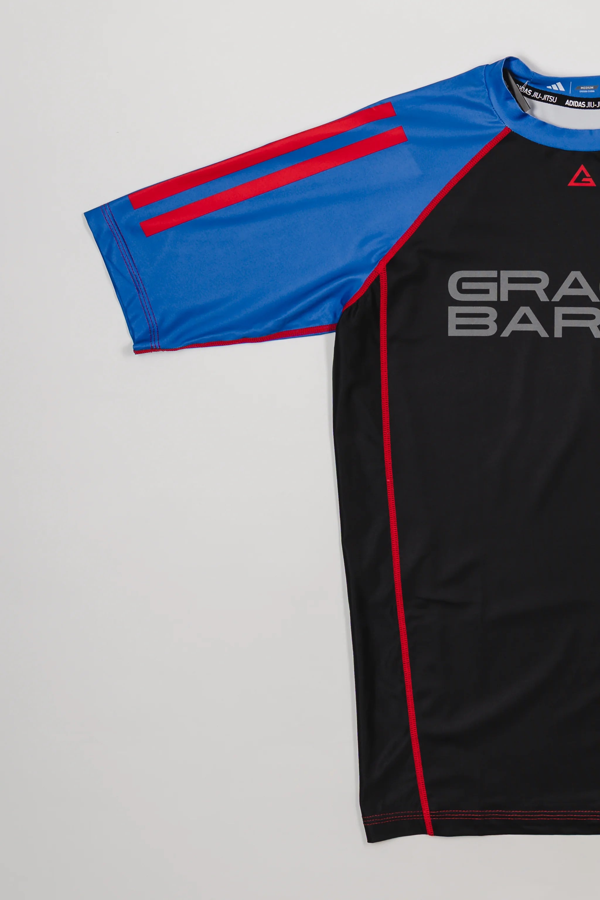 III Stripes Ranked Rashguard by adidas - Blue