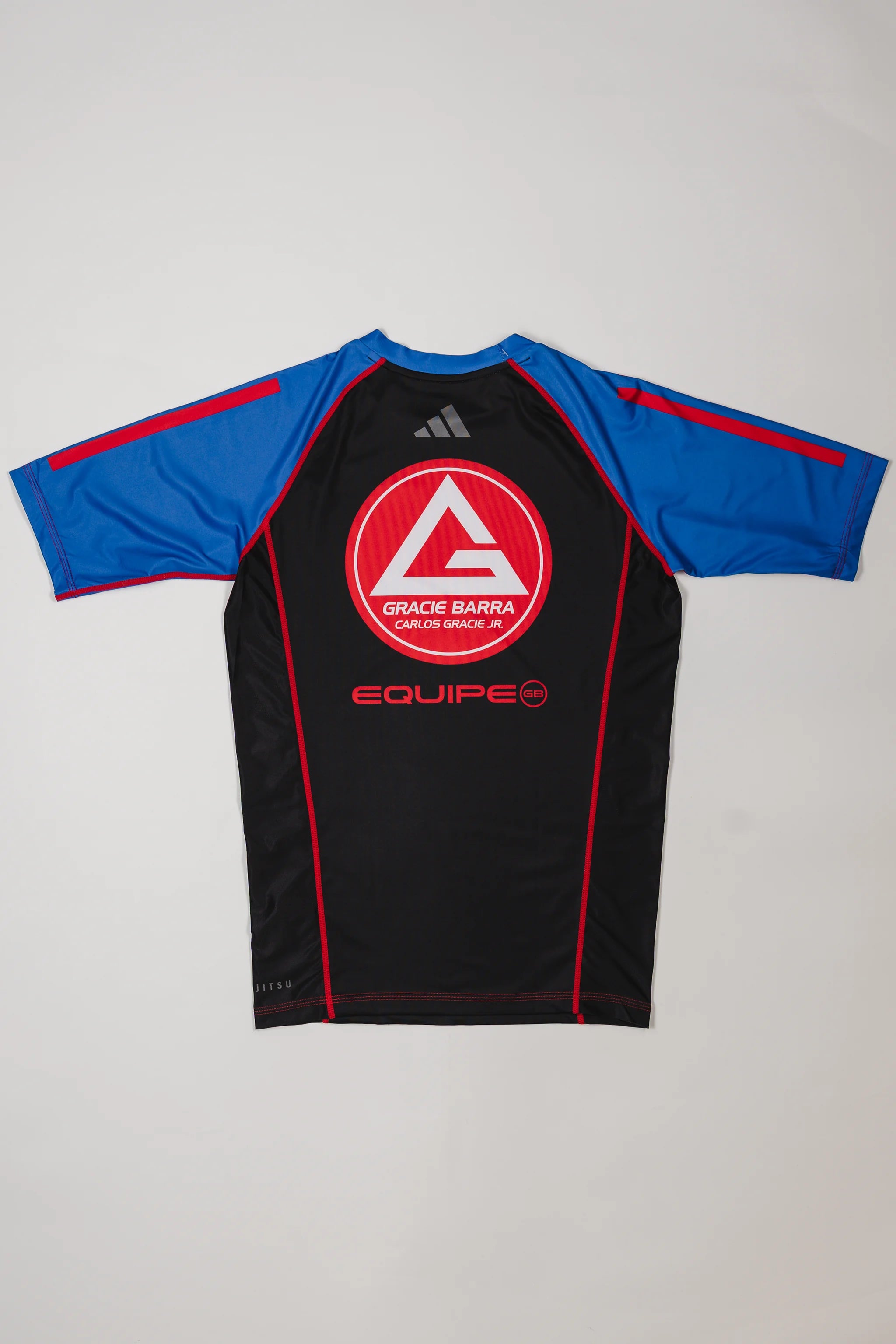 III Stripes Ranked Rashguard by adidas - Blue