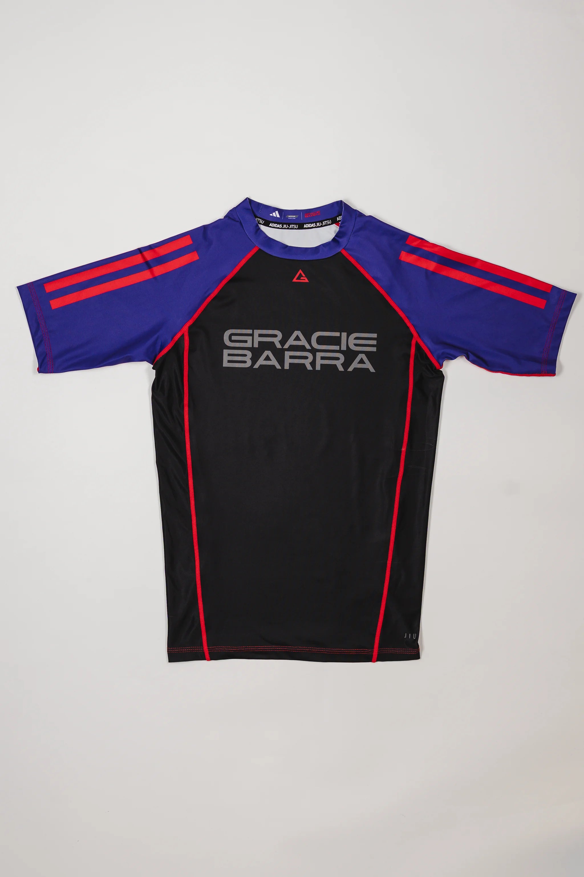 III Stripes Ranked Rashguard by adidas - Purple