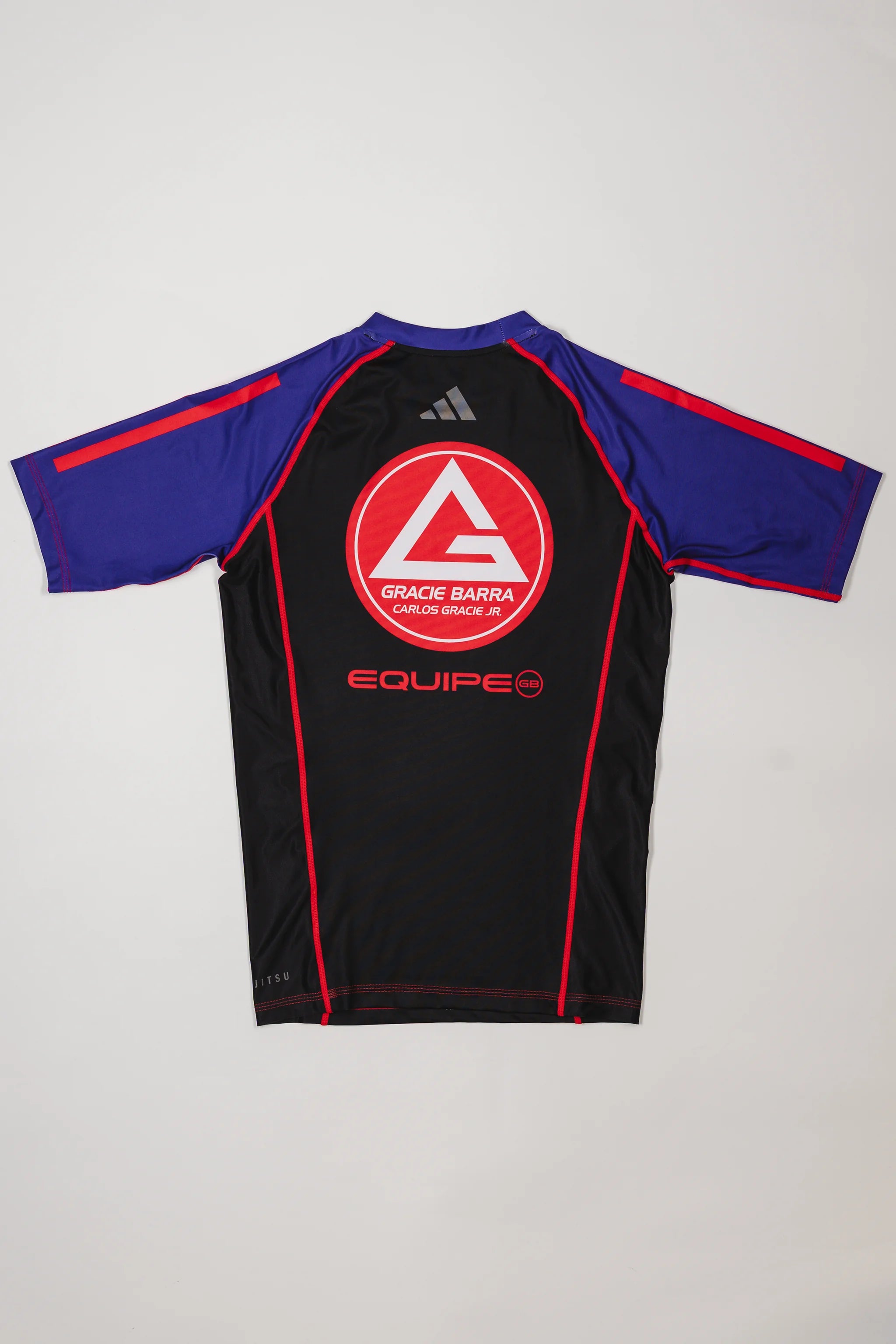 III Stripes Ranked Rashguard by adidas - Purple