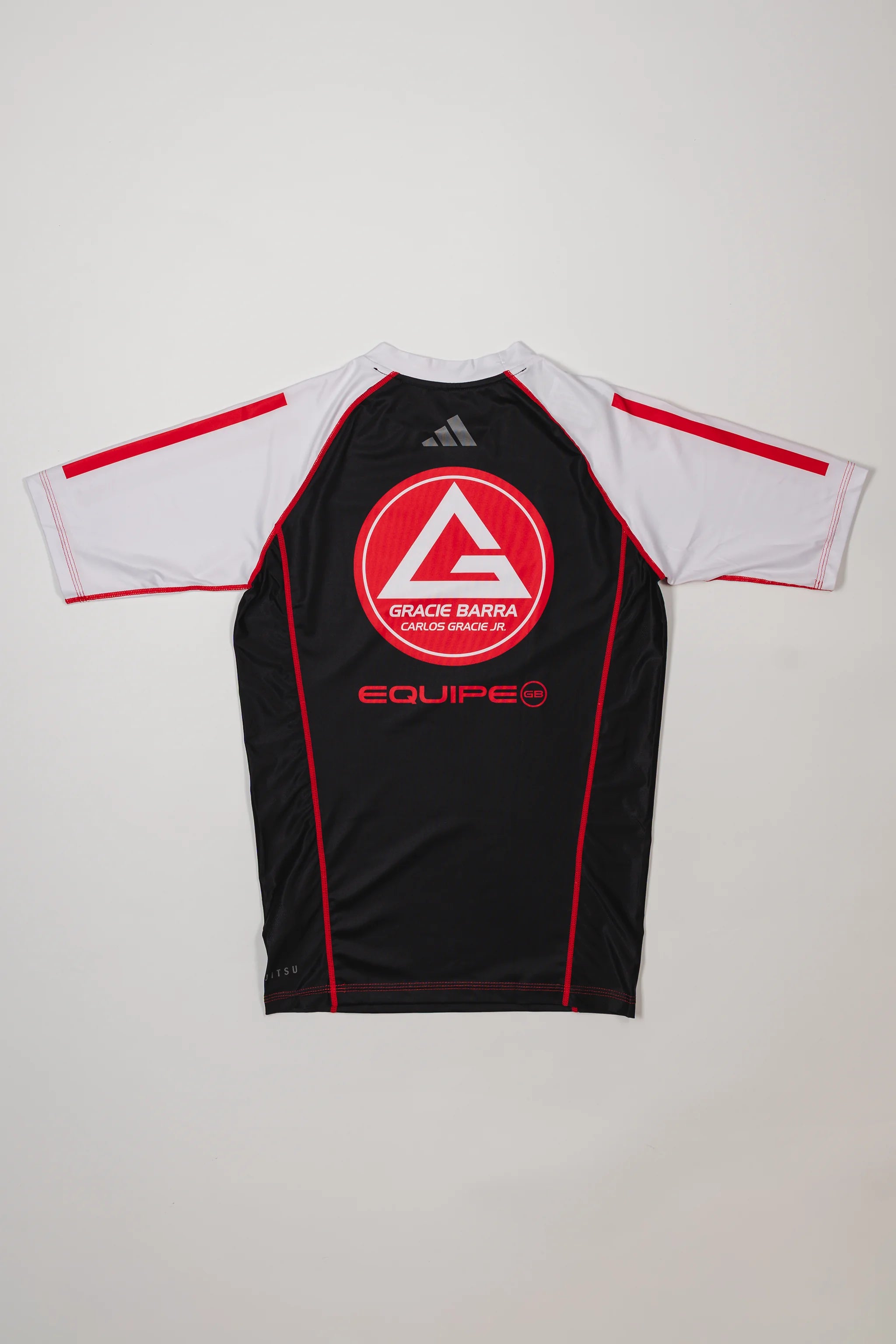 III Stripes Ranked Rashguard by adidas - White