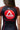 Close-up of the red Barra Shield, EQUIPE GB print and adidas badge logo on the back of the brown III Stripes Ranked Rashguard