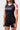 Front torso view of the white III Stripes Womens Ranked Rashguard by adidas showing red contrast flatlock side seams and the gray stacked Gracie Barra logo