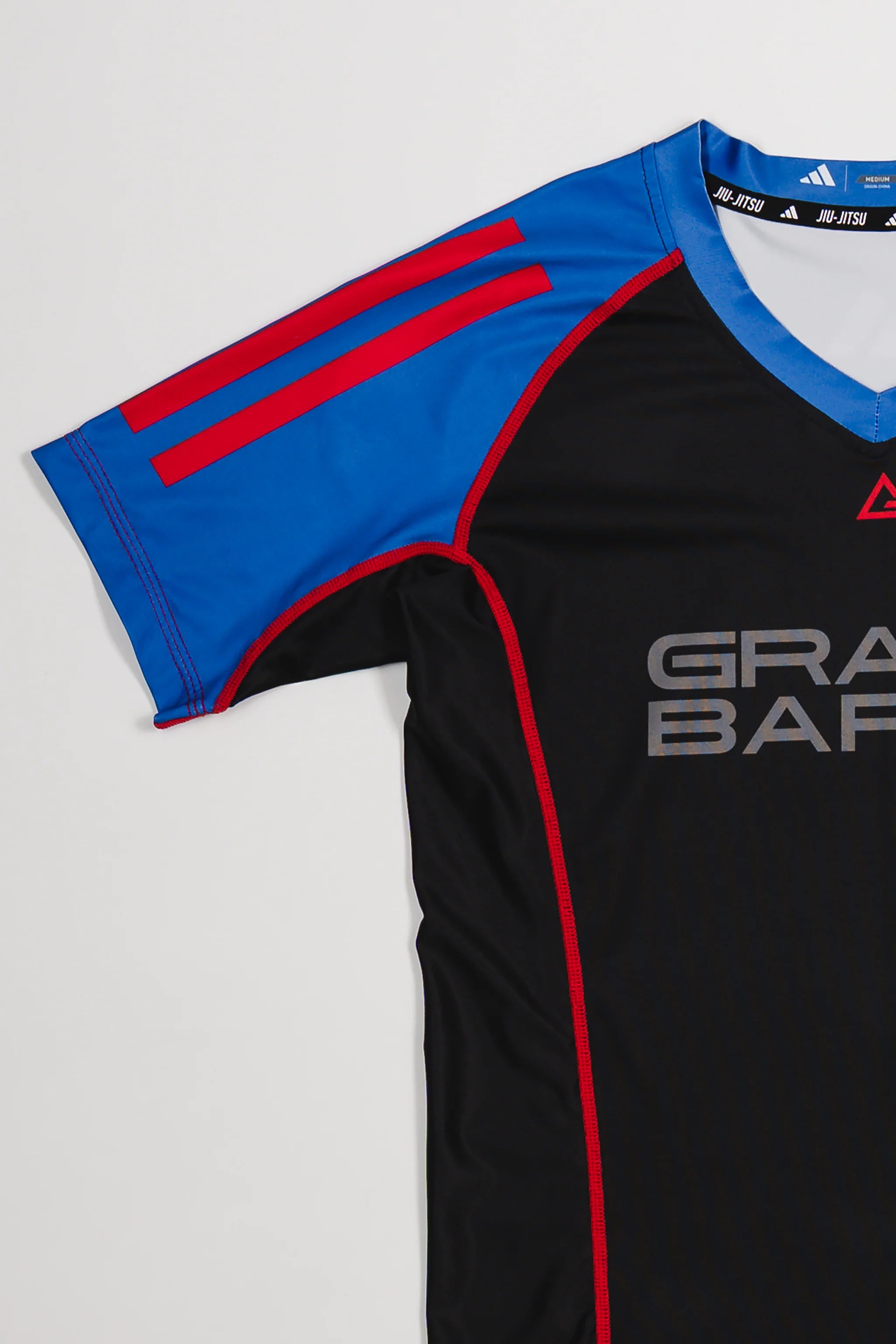 III Stripes Womens Ranked Rashguard by adidas - Blue