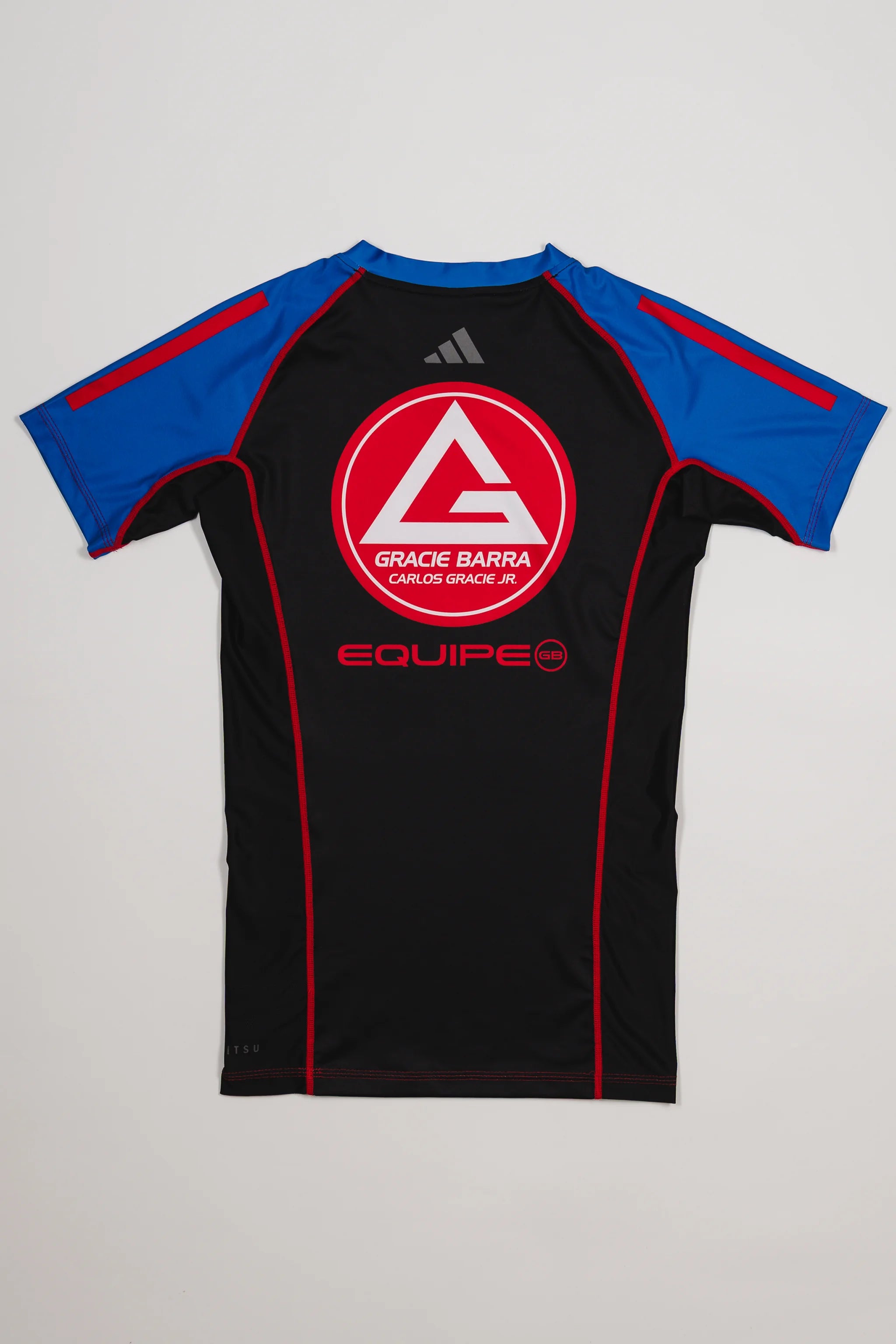 III Stripes Womens Ranked Rashguard by adidas - Blue