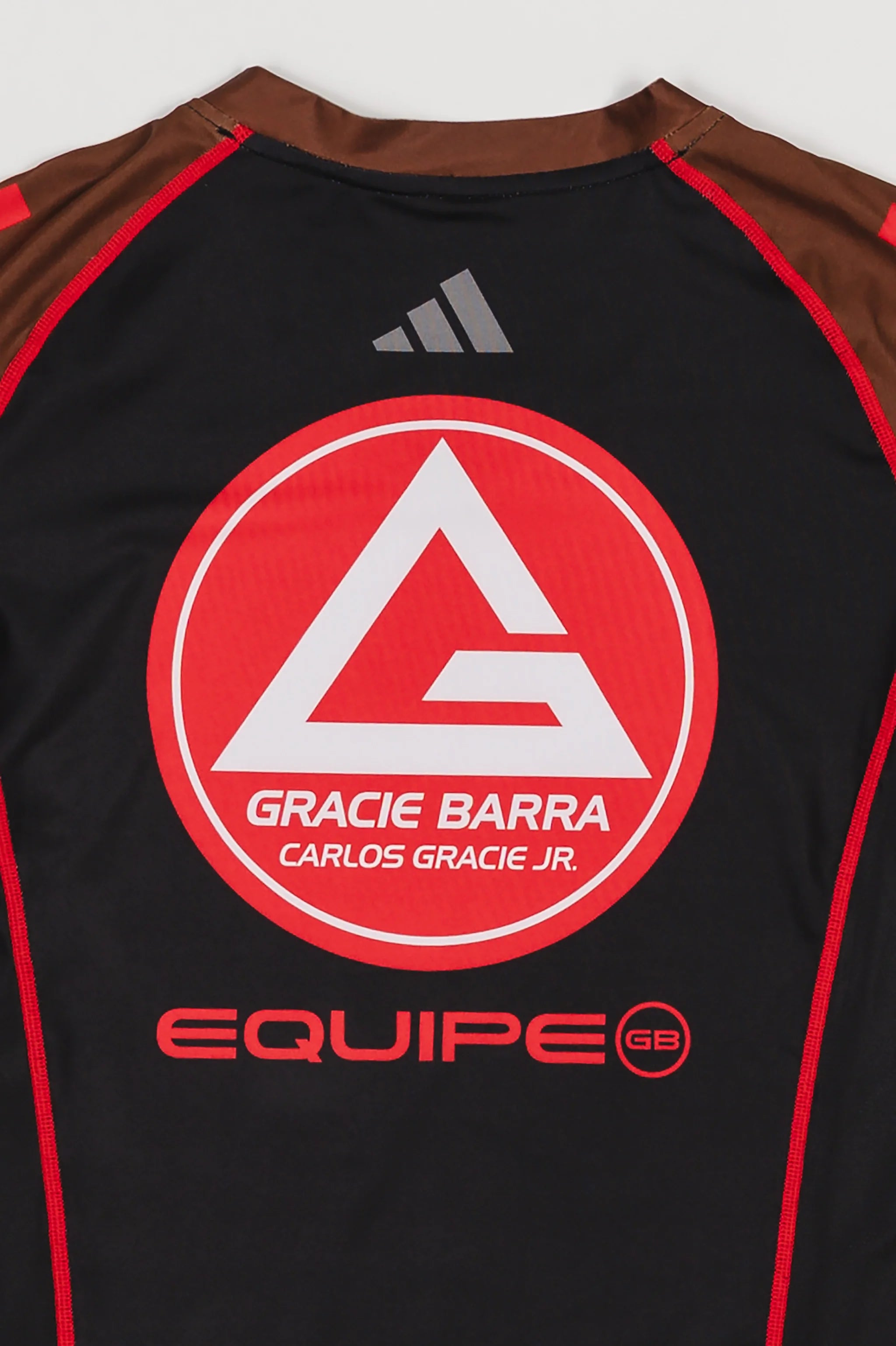 III Stripes Womens Ranked Rashguard by adidas - Brown