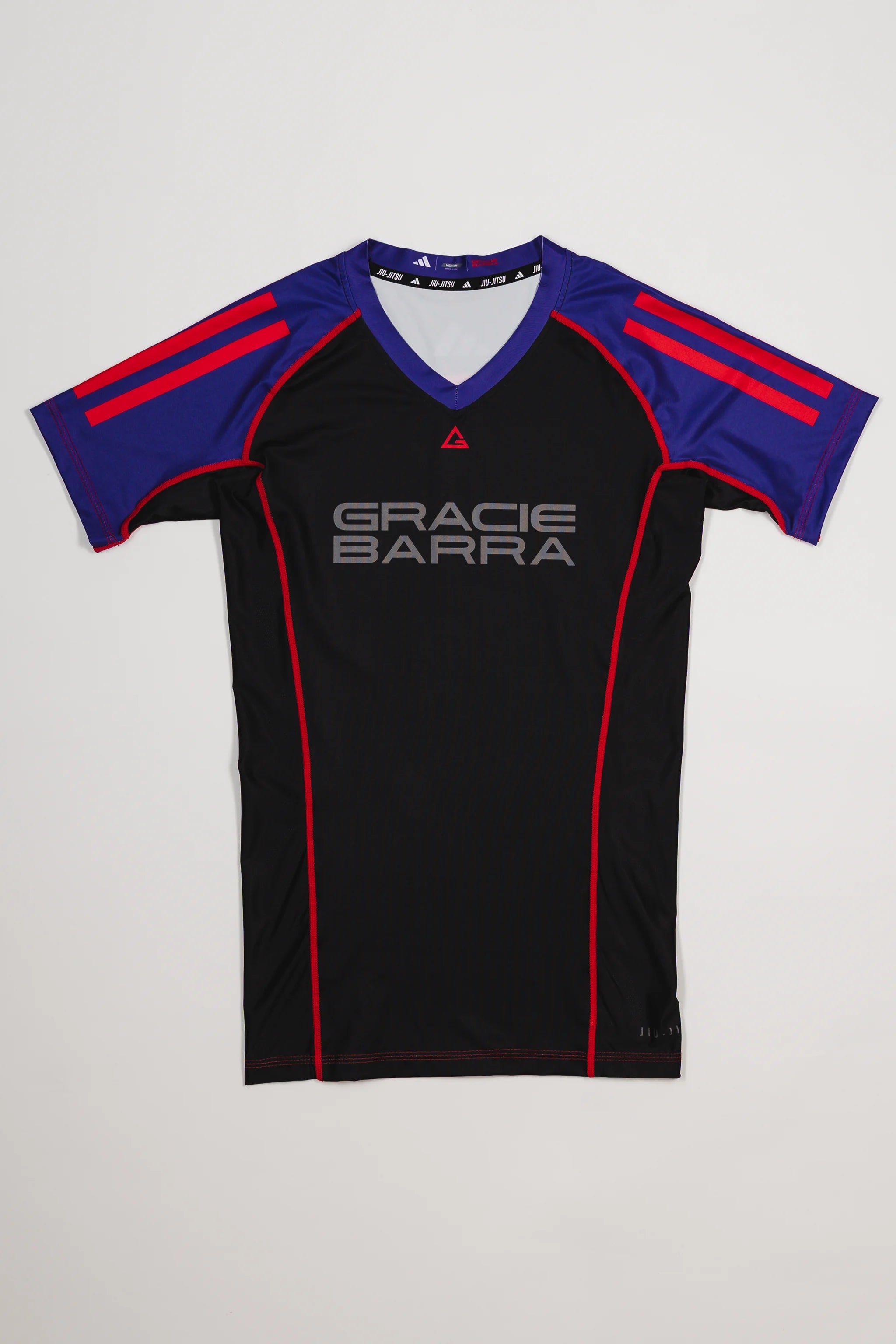 III Stripes Womens Ranked Rashguard by adidas - Purple