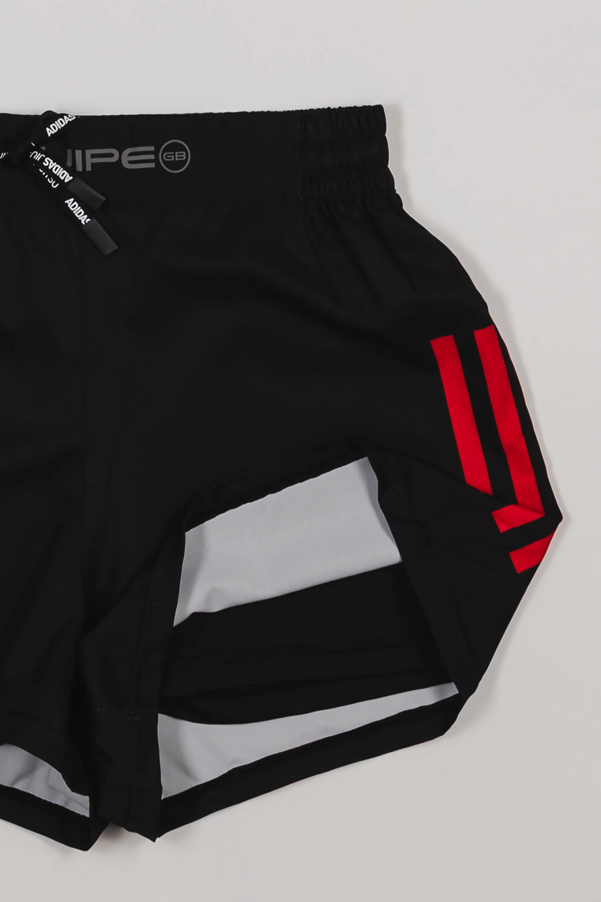 III Stripes Womens Training Shorts by adidas - Black