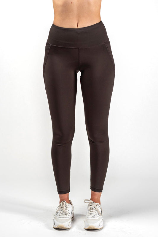 GB Elevate High Waist Leggings - Brown