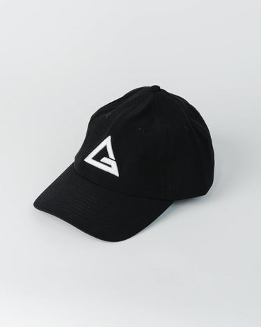 Black Gracie Barra Legacy G Performance Cap with embroidered white Legacy G logo on the front panel.